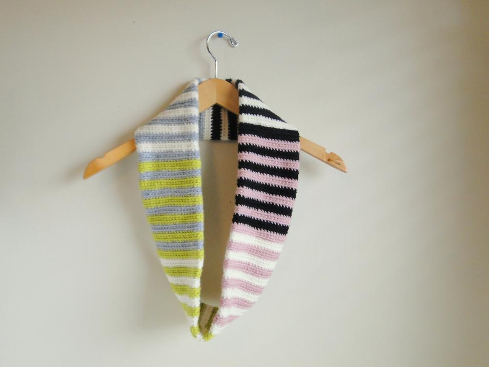 Striped Cowl **marked Down! With Us & Canada**