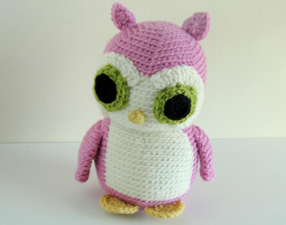Pink Owl Stuffie